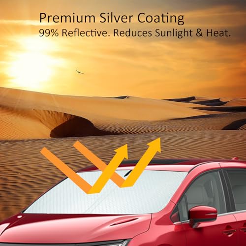 Car Windshield Sun Shade 5 Layers Thick for Audi Q5 SUV 2018