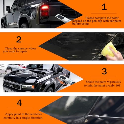 1J9 Celestial Silver Metallic Car Touch Up Paint for Toyota OEM Color Match (Celestial Silver Metallic(1J9) compatible with Avalon-models/Camry-models/Highlander-models/Sequoia/Sienna-models/Tacoma/Tundra/Venza)
