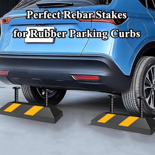16 Inch Rebar Stakes 20 Pack Heavy Duty Ground Anchors 1 (T-16"x1/2"-20pcs)