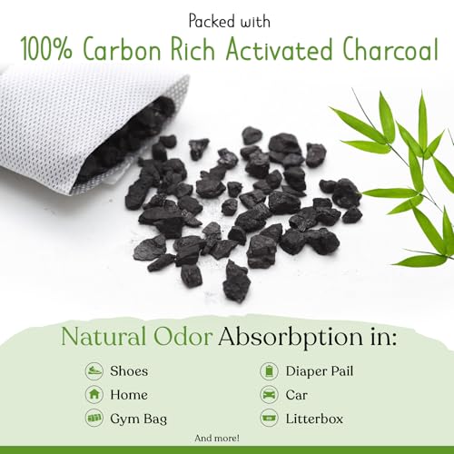 Activated Charcoal Shoe Deodorizer Inserts
