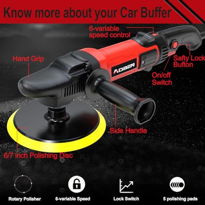 6 7 inch Buffer Polisher (AT3501-C1)