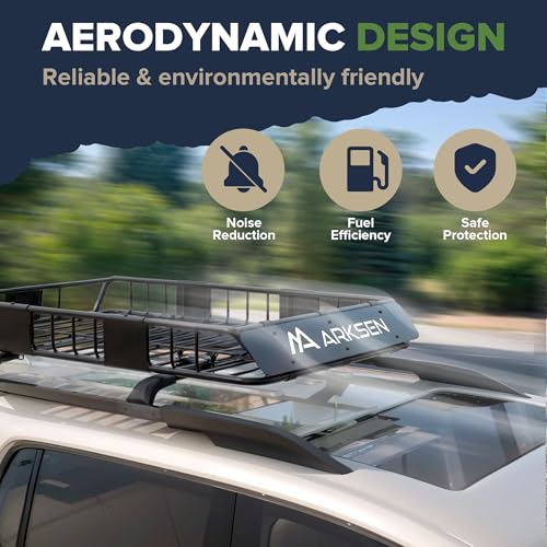 54" x 34" x 6" Roof Rack Cargo Basket with Extension (54" Roof Rack)
