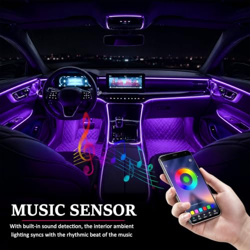Interior Car LED Strip Lights (6 in 1)