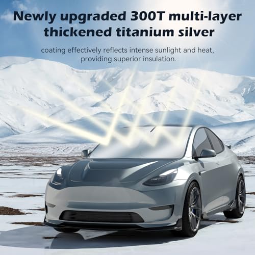 Car Windshield Sun Shade (Universal L (57" × 31"))