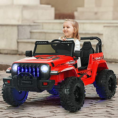 Kids Ride on Car Truck with 2.4G Remote Control (Red)