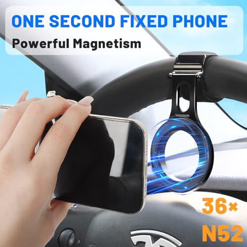 Magnetic Phone Holder for Car (Black)