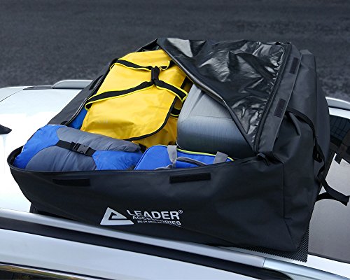 64"x39" Roof Rack Cargo Basket with Waterproof Cargo Bag (2-roof rack+cargo bag)