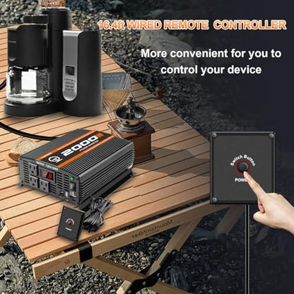 2000 Watt car Power Inverter 12V to 110V (S-2000)