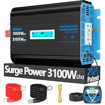 1500 Watt Pure Sine Wave Power Inverter
