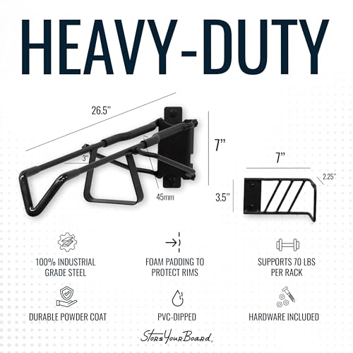 Swivel Bike Wall Mount (2 Pack / Road & Gravel)