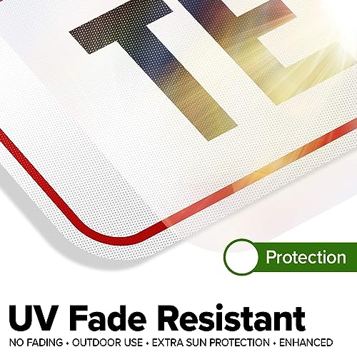 Custom Sign Custom Sign for Business (Header - Horizontal / 12x18 - Aluminum Reflective)