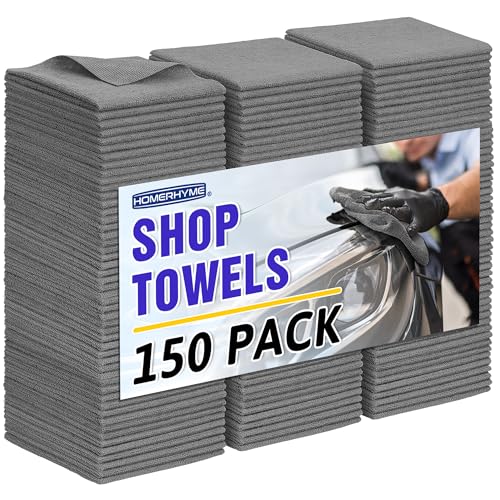Microfiber Cleaning Cloth (Grey / 150 Pack)