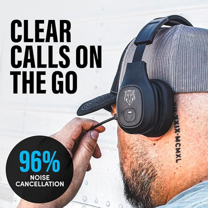 Storm Black Wireless Trucker Bluetooth Headset with Mic (Black / Storm Black)
