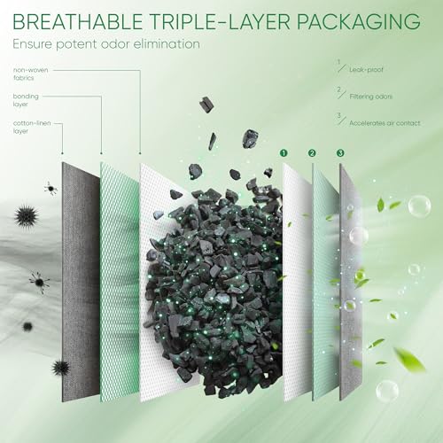 Activated Charcoal Odor Absorber (10 x 100g)