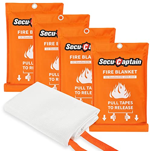 Emergency Fire Blanket for Home and Kitchen (40"x40")