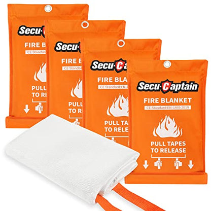Emergency Fire Blanket for Home and Kitchen (40"x40")