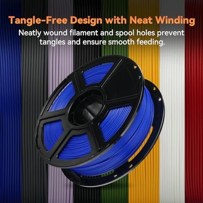 PLA Filament 1.75mm + (Matte Blue)