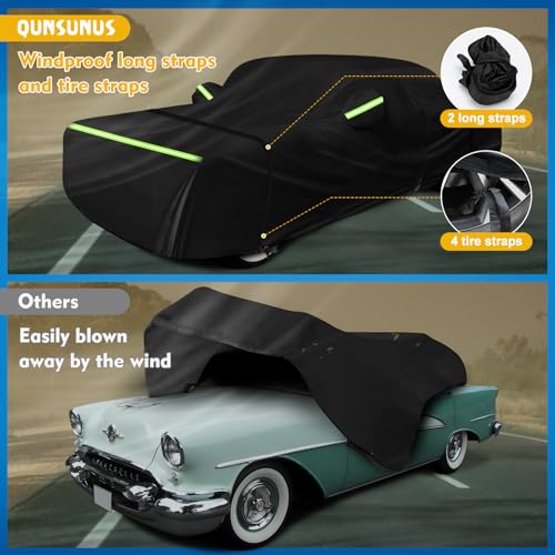 QUNSUNUS Car Cover for Oldsmobile 88 (for Oldsmobile 88 1959-1985)