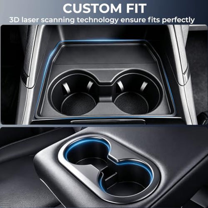 Center Console Cup Holder Inserts for Mazda CX5 2026 (Fits for 2026+ CX-5, Front & Rear)
