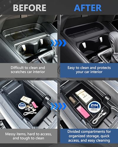 Center Console Organizer & Cup Holder Insert for 2023 (For CX50 2023-2025 2pc)