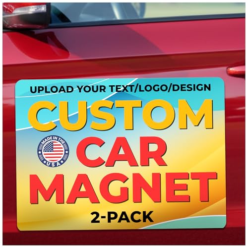 Custom Car Magnet 16x22 Inch 30 Mil 2 Pack (16" x 22" Rectangle)