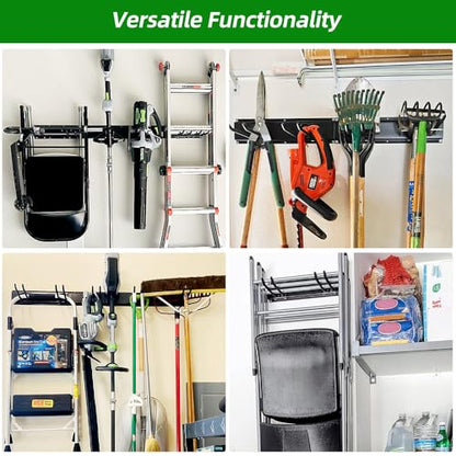 Garage Wall Organizer (48 inch 6-Hook)