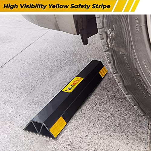 New Updated 18" 2 Packs Heavy Duty Parking Stopper for Garage (2pc 18'' 1.8''H)