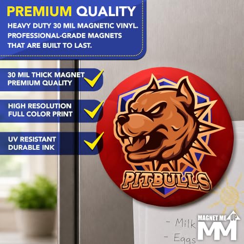 Customizable Round Magnet 6 Inch 5 Pack (5 Pack)
