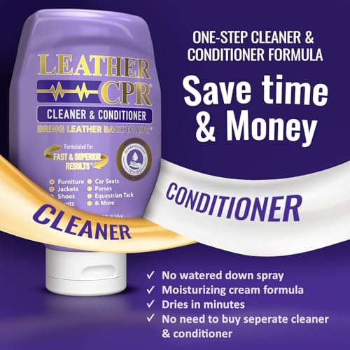 Cleaner and Conditioner 18oz. Bring Leather Back To Life on Furniture (18 Ounce (Pack of 1))