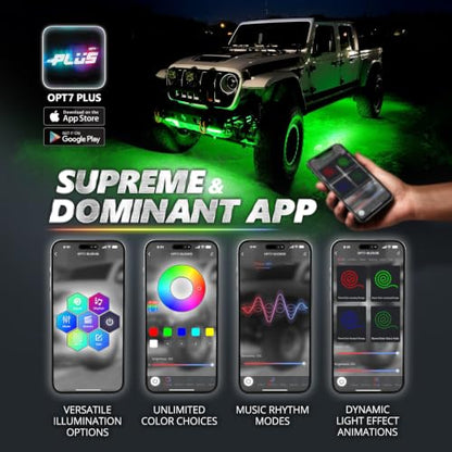Aura Pro RGB Aluminum Truck Underglow Kit with App & Remote Control (2. Truck / RGB)