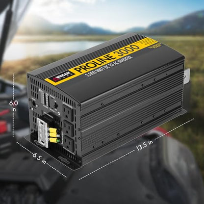 EL3748 12V 10000 Watt Power Inverter with Remote Control 20000 Watt Surge Peak Proline 12 Volt Power Converter for Home RV Camping Van Life Off Grid (10000W - 12V)