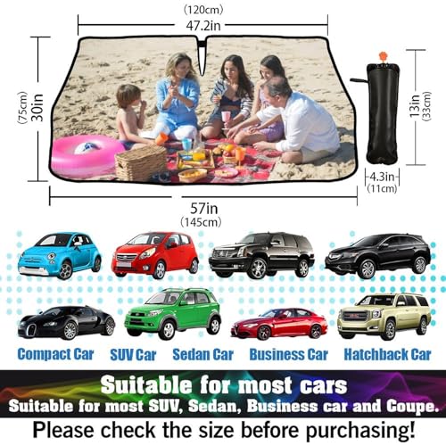 Custom Car Windshield Sun Shade Umbrella Customize Sun Shade Personalized Umbrella Shade with Photo Text Design Foldable Customized Car Sunshade Sun Visor for Car (custom-style)