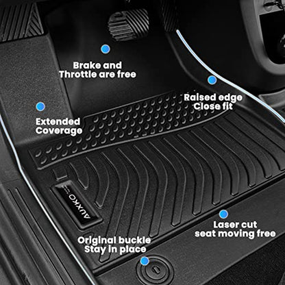 Floor Mats Upper Cargo+Backrest Mat Door Sill for 2026