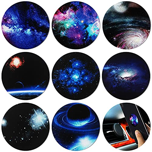 8 Pcs Cute Magnet for Phone Case Car Mount Sticker (Starry)