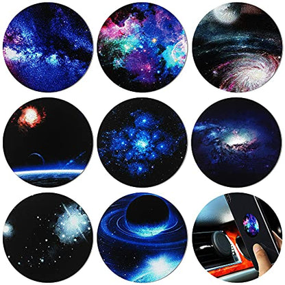 8 Pcs Cute Magnet for Phone Case Car Mount Sticker (Starry)