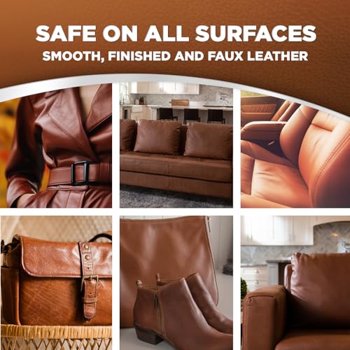 3 in 1 Deep Leather Cleaner & Conditioner Cream (8 Fl Oz (Pack of 1))