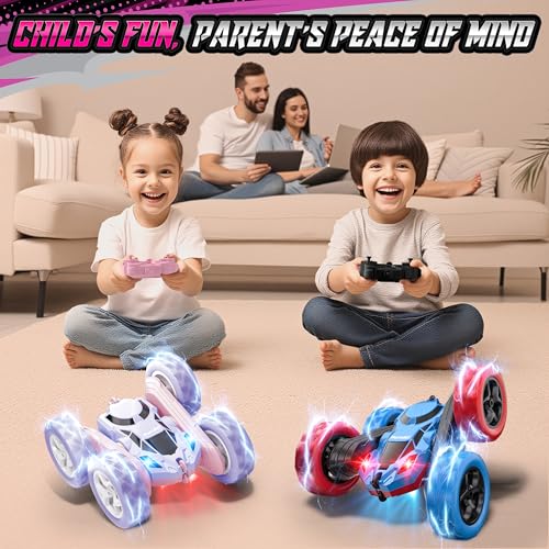 Remote Control Car for Girls (Pink&purple / Pro (USB-C & Modular Battery))