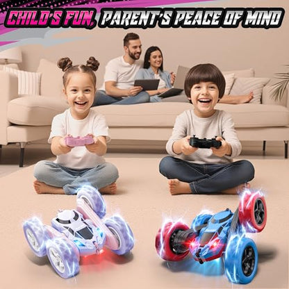 Remote Control Car for Girls (Pink&purple / Pro (USB-C & Modular Battery))