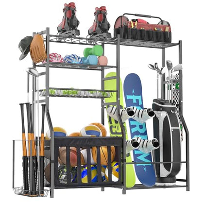 Heavy Duty Garage Sports Equipment Organizer (Garage Sports Equipment Organizer)