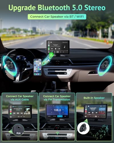 9" Carplay Screen with DashCam Backup Camera