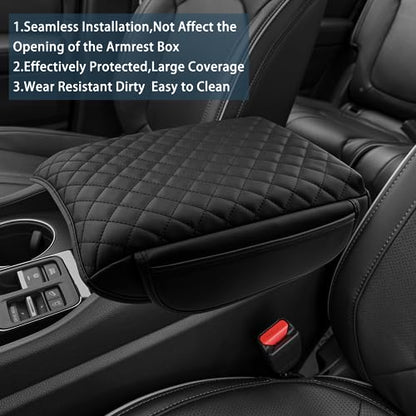2026 Passport Armrest Cover for Honda Passport 2026 Accessories Thicken Soft & Comfy Center Console Cover Compatible with 2024 (2026+ Honda Passport)