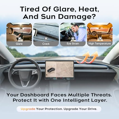Dash Cover for 2024 (24+Model 3 Highland(Black))