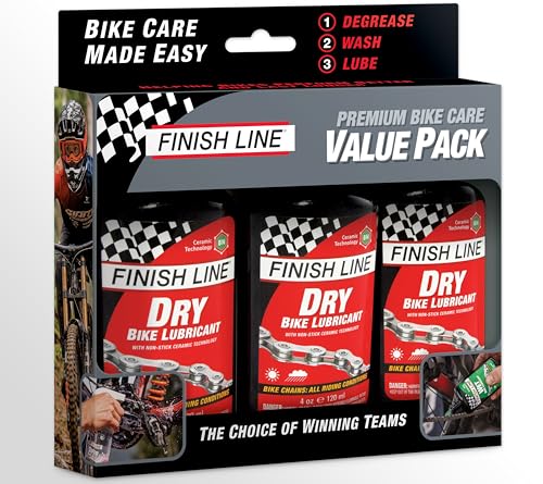 Dry Chain Lubricant Squeeze Bottle 4 fl oz 3 Pack (4 Ounce Value Pack / Squeeze Bottle (3 Pack))