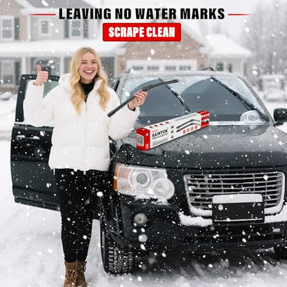 3 Pack Windshield Wiper Blades Replacement for Toyota Venza 2009 (26"/22"/12")