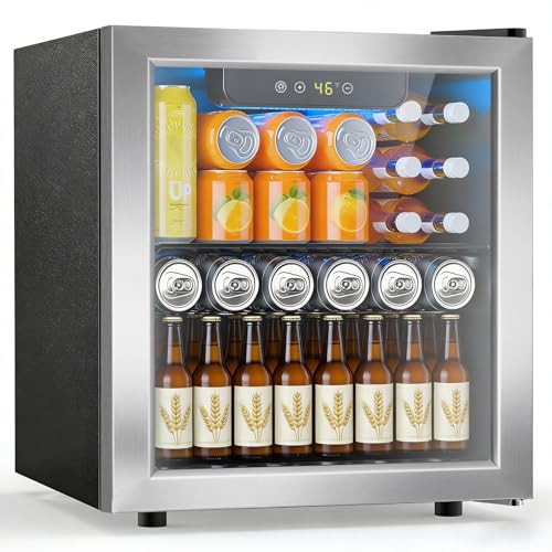 48 Can Beverage Refrigerator (Silver)