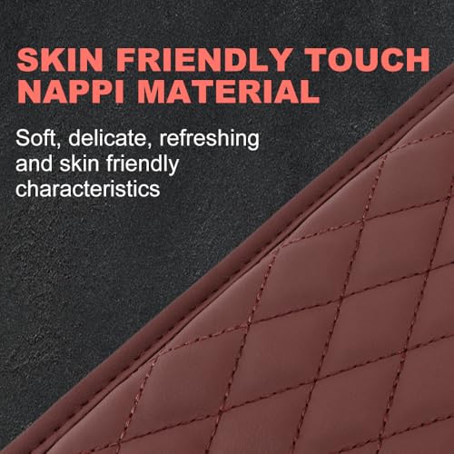 Memory Cotton Leather Car Armrest Box Pad (Black)