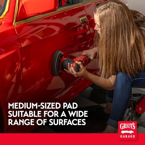 5.5" Black Foam Finishing Pads for Car Polishing and Detailing (5" Pads (Set of 2) / 5.5" (Set of 2))