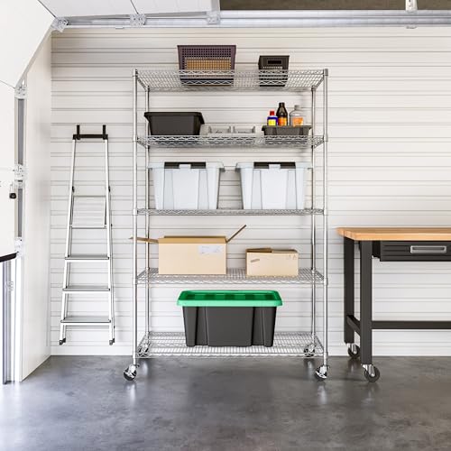 UltraDurable 5 (Steel / 5-Tier Shelving, 48" W x 24" D)