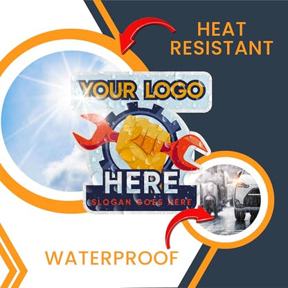 Custom Die Cut Car Magnet 30 Mil