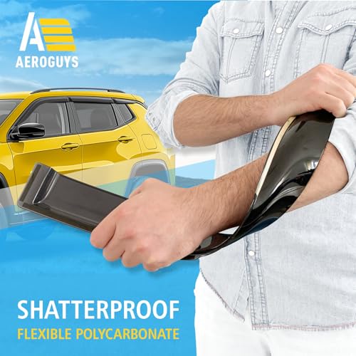 Extra Durable Window Deflectors Tape (For Jeep Compass 17-26 6pcs.)